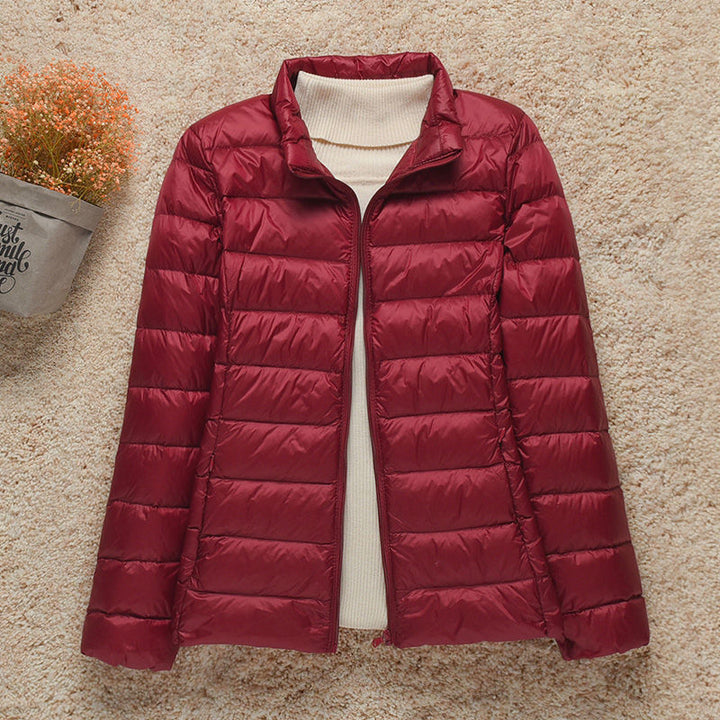 Women's Lightweight Hooded Puffer Jacket – Packable Quilted Winter Coat
