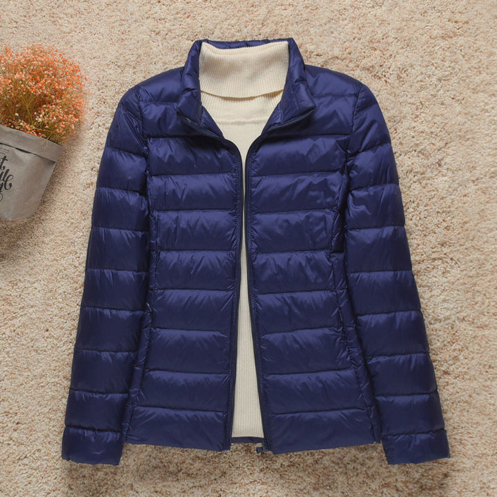 Women's Lightweight Hooded Puffer Jacket – Packable Quilted Winter Coat