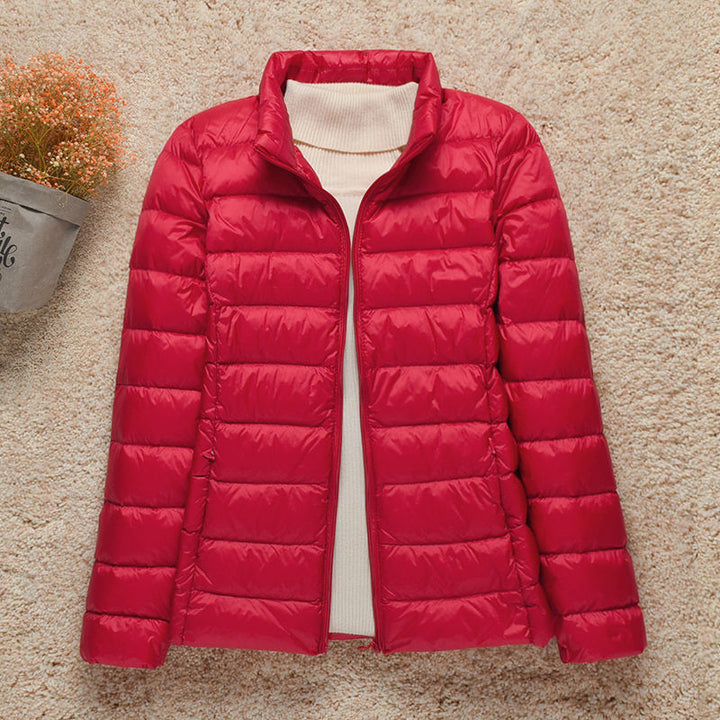 Women's Lightweight Hooded Puffer Jacket – Packable Quilted Winter Coat