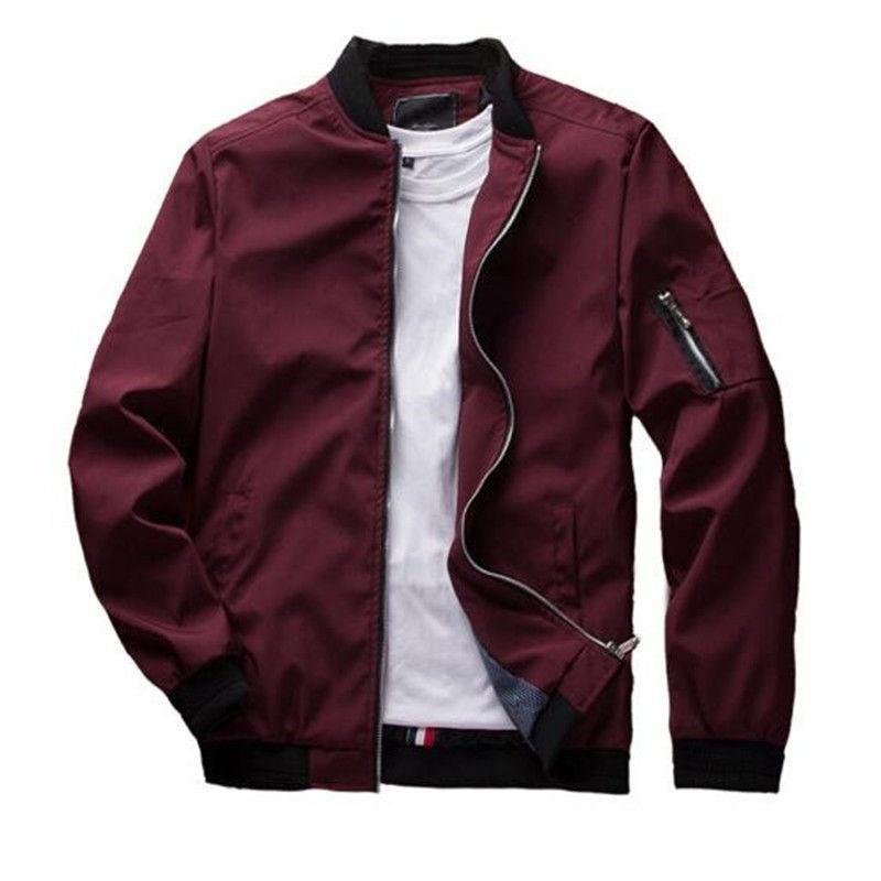 Men's Casual Zipper Pocket Pilot Jacket