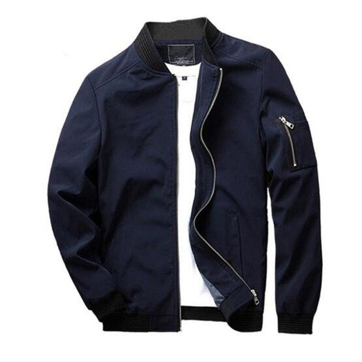 Men's Casual Zipper Pocket Pilot Jacket