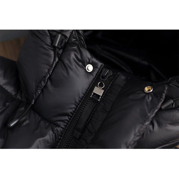 Women's Lightweight Waterproof Puffer Jacket with Down Insulation for Winter