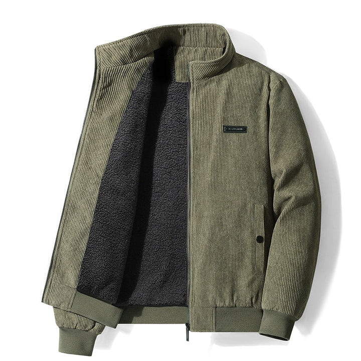 Men's Cozy Corduroy Fleece Jacket
