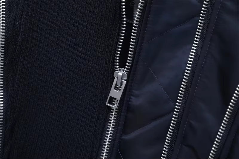 Women's Zip Up Cropped Bomber Jacket