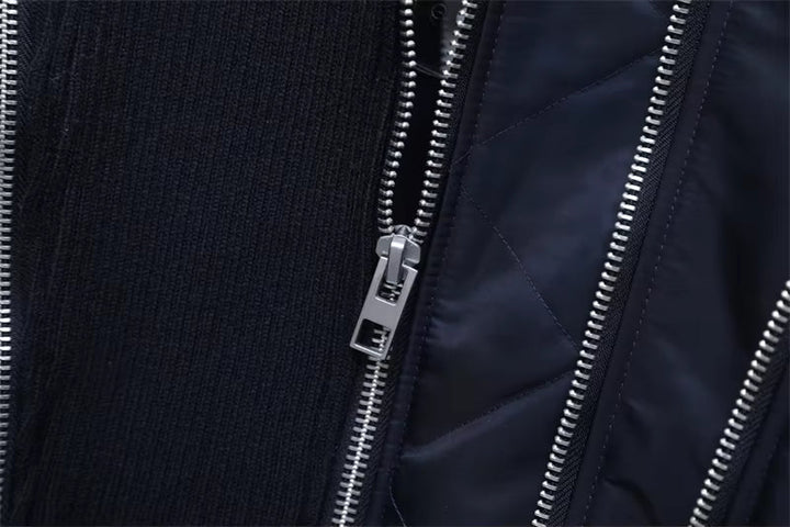 Women's Zip Up Cropped Bomber Jacket