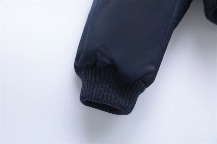 Women's Zip Up Cropped Bomber Jacket