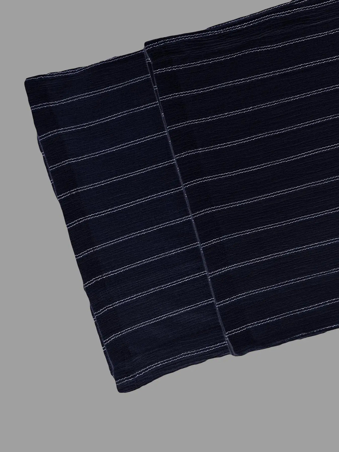 Women's Striped Wide Leg Pants with Belt
