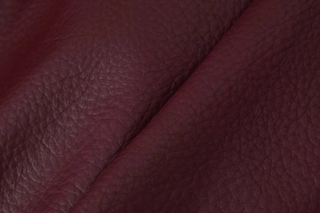 Women's Oversized Fur Collar Jacket — Wine Red