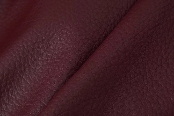 Women's Wine Red Faux Fur Collar Jacket