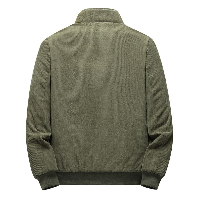 Men's Cozy Corduroy Fleece Jacket