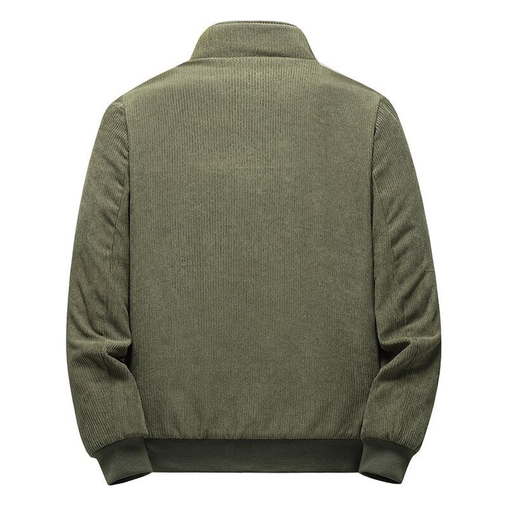 Men's Cozy Corduroy Fleece Jacket