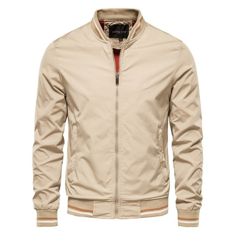 Men's Casual Slim Fit Bomber Jacket