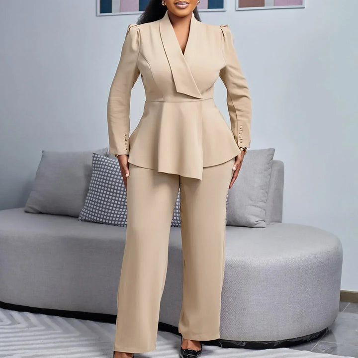 Women's Chic Tailored Formal Suit Set