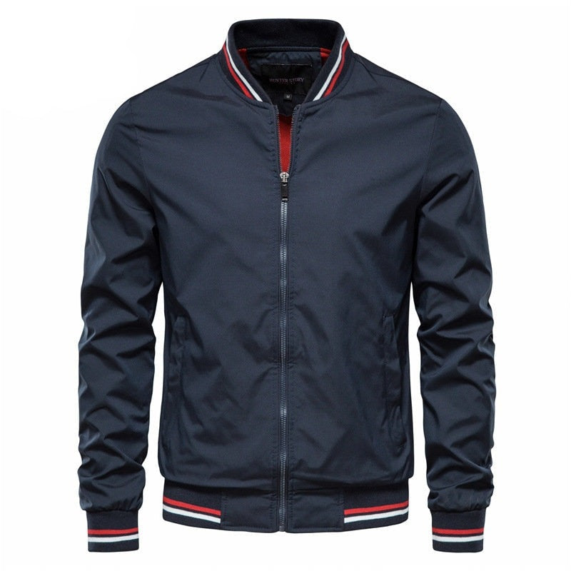 Men's Casual Slim Fit Bomber Jacket