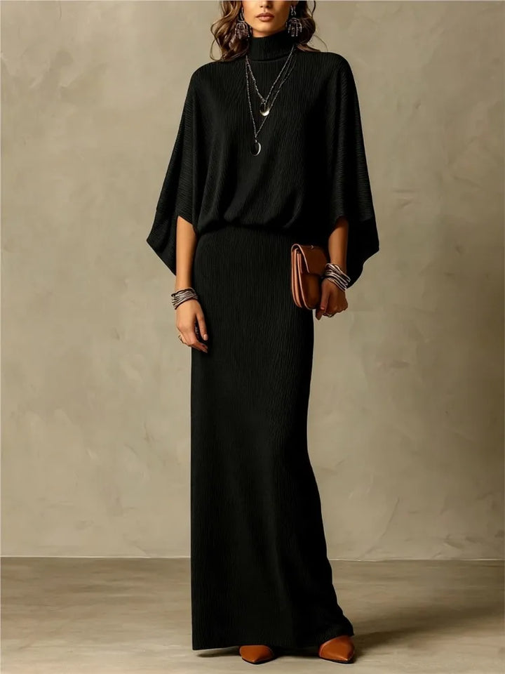 Women's Knit Top and Skirt Set, Ribbed