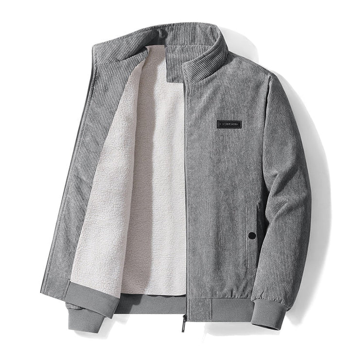 Men's Cozy Corduroy Fleece Jacket