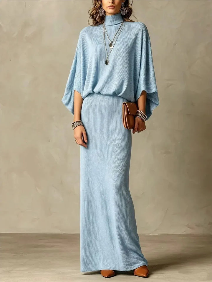 Women's Knit Top and Skirt Set, Ribbed