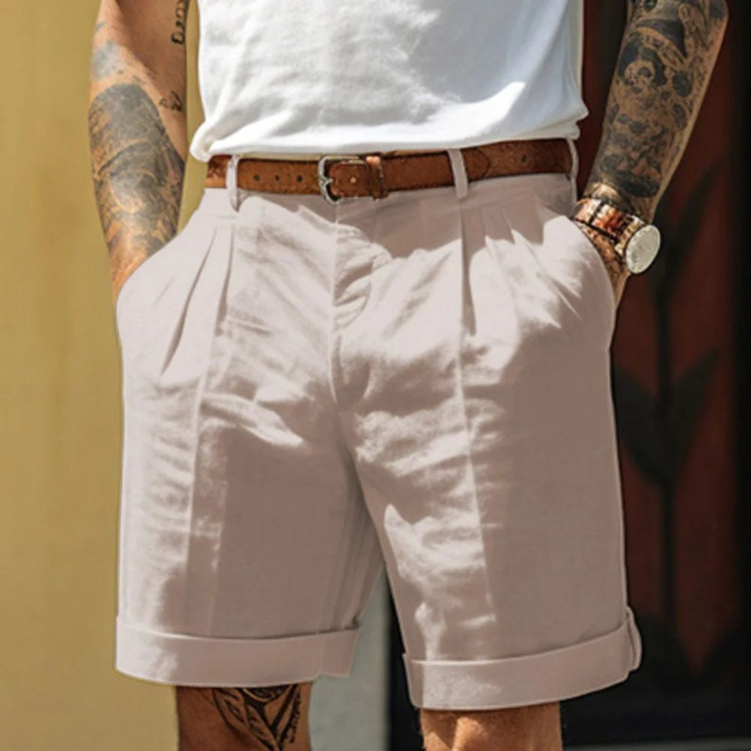 The Fairford Linen Shorts – Tailored Shorts for Men