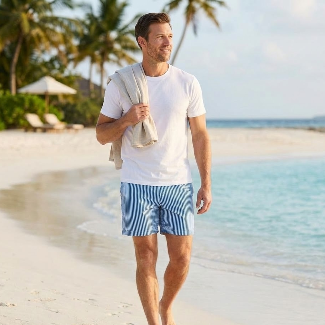 The Whitlow Swim Shorts with Drawstring - for Men