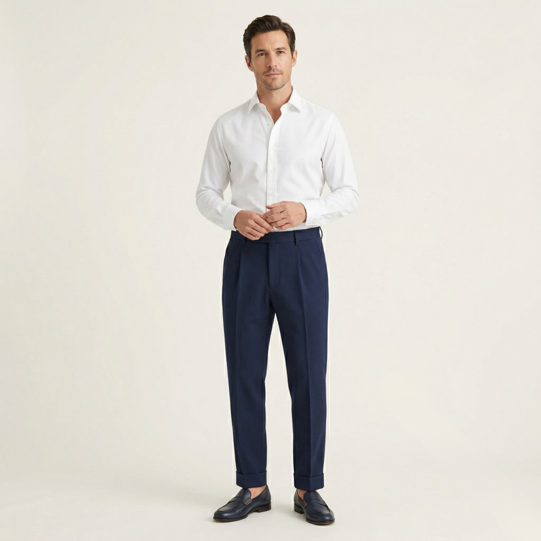 The Fremantle Men’s Tailored Business Slim Fit Dress Pants