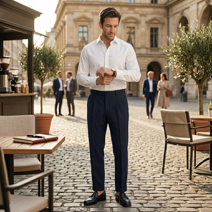 The Fremantle Men’s Tailored Business Slim Fit Dress Pants