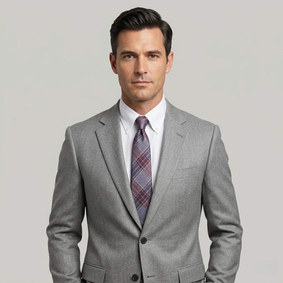 The Monterosso Men’s Luxury Silk Neck Tie - Marroon