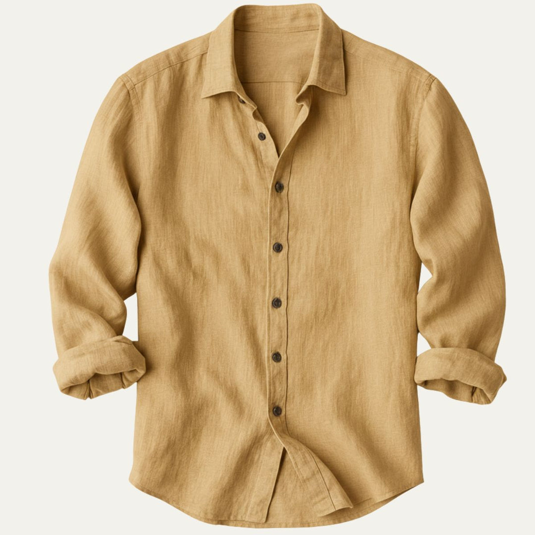 The Zurich Vintage Long Sleeve Cotton Shirt for Men