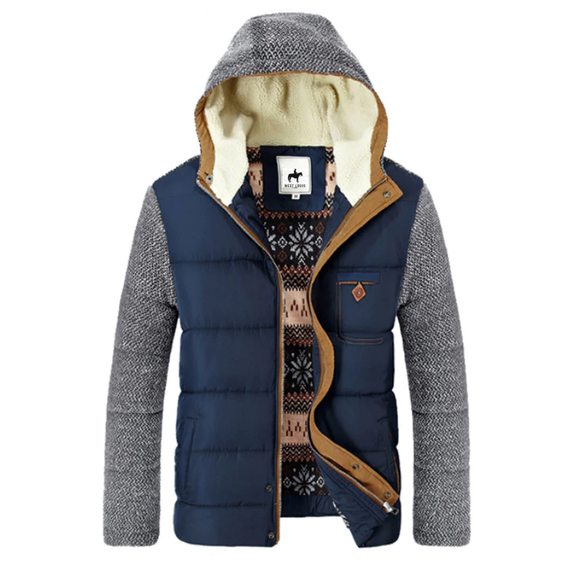 Men's Warm Hooded Coat