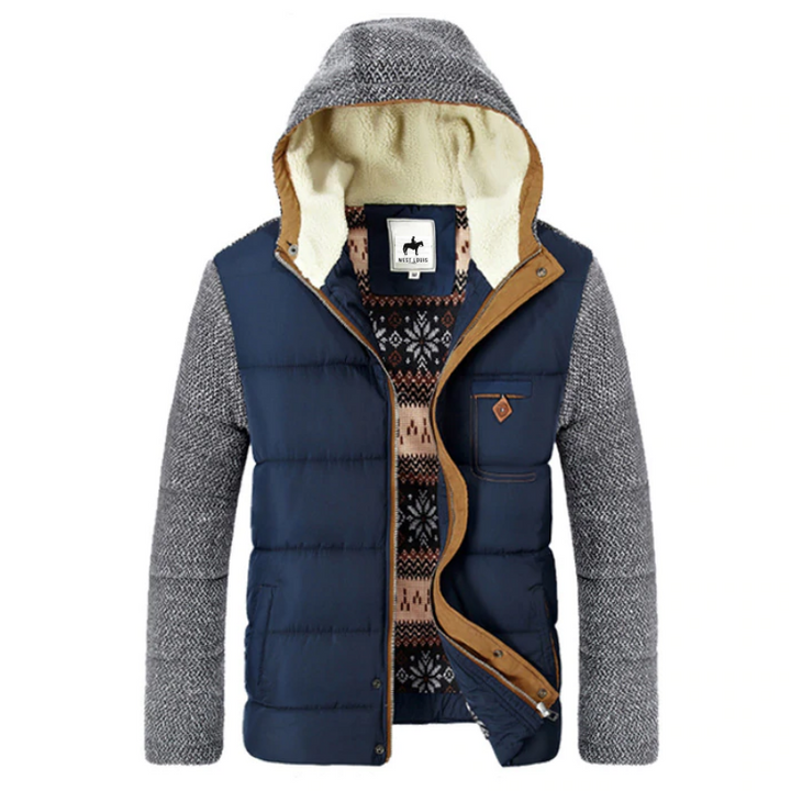 Men's Warm Hooded Coat