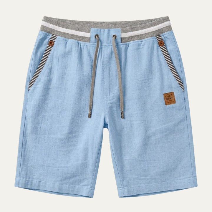 The Sacramento Men's Drawstring Linen Summer Shorts