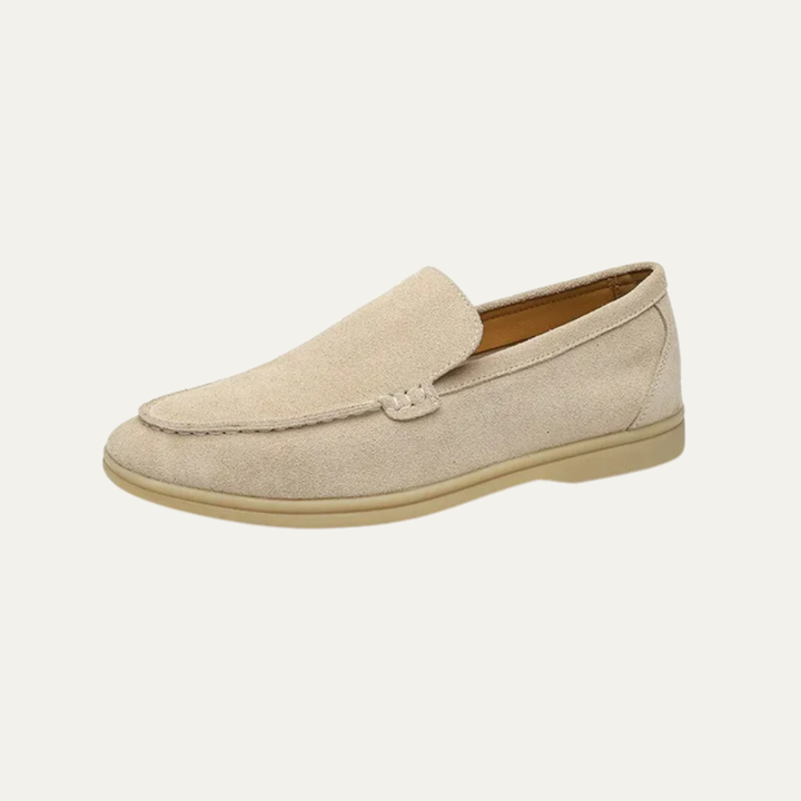The Lago Men's Vintage Suede Slip On Loafers