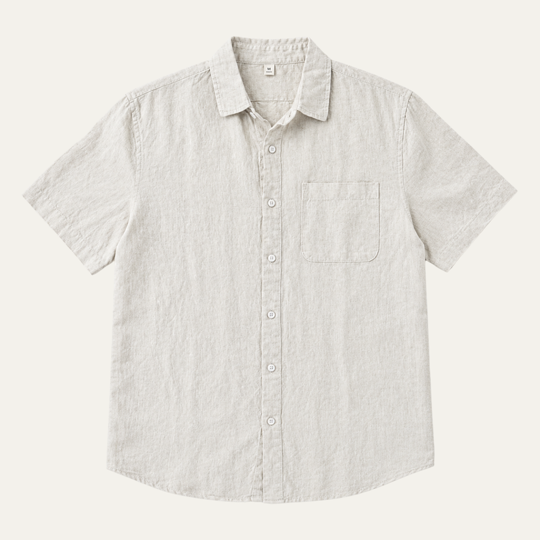 The Marin Men's Classic Linen Button Up Shirt