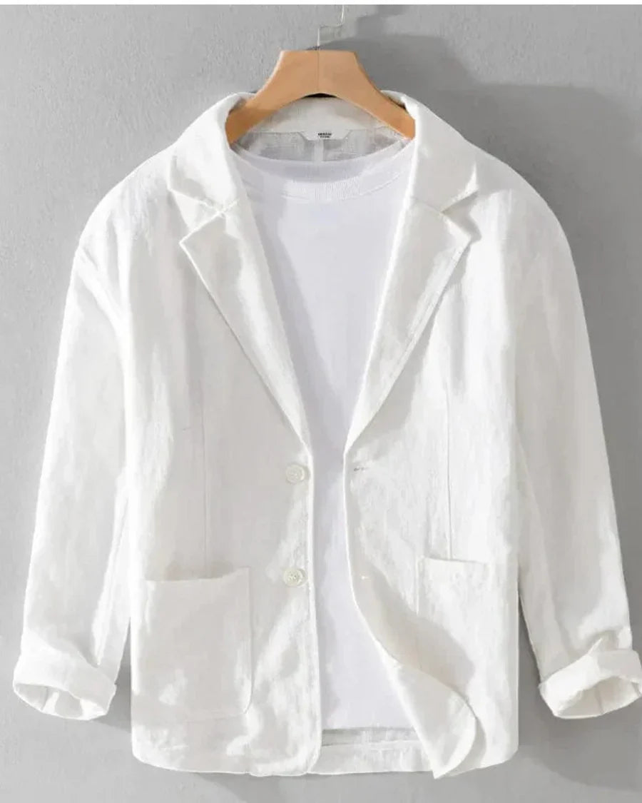 The Newport Men's Lightweight Casual Linen Blazer