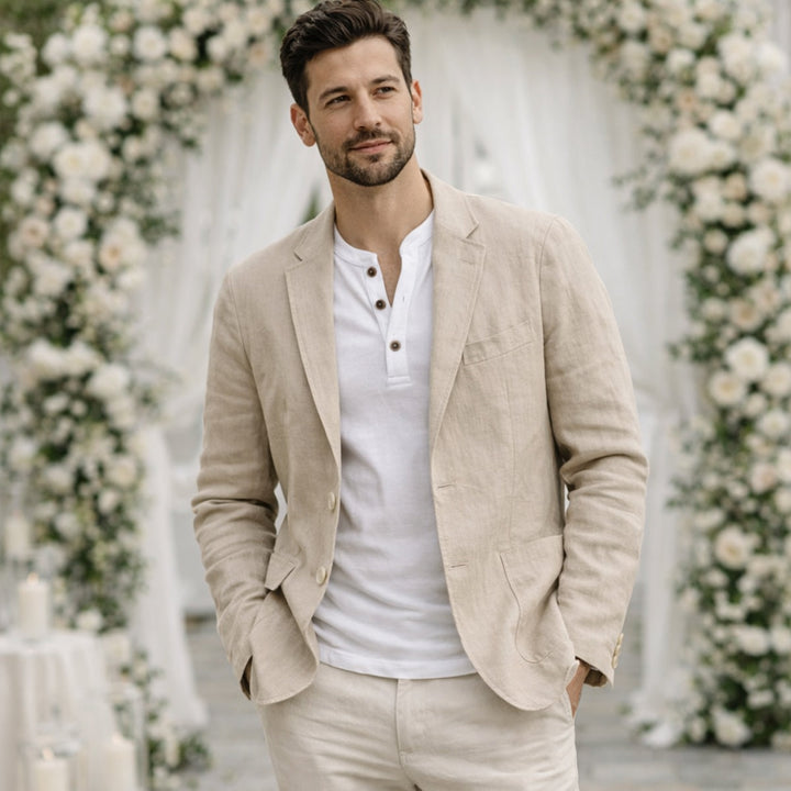 The Riviera Cotton Summer Blazer - Wedding Guest Men - Formal Occasions