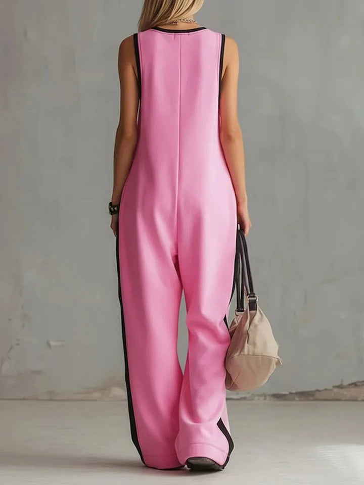 Women's Casual Utility Wide Leg Jumpsuit