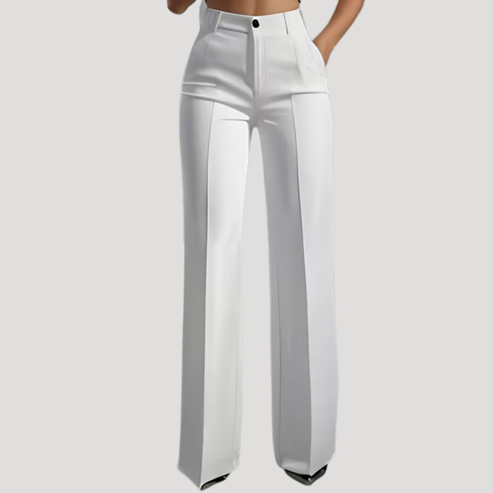 Women's Classic High Waist Wide Leg Trousers
