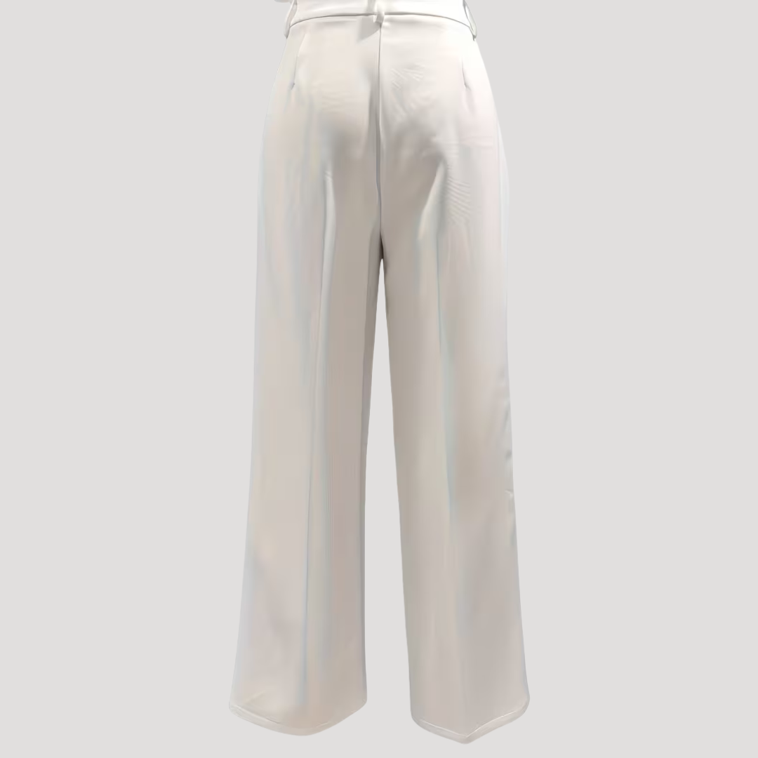 Women's Classic High Waist Wide Leg Trousers