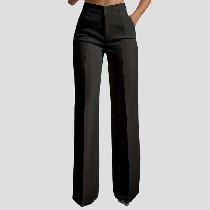 Women's Classic High Waist Wide Leg Trousers