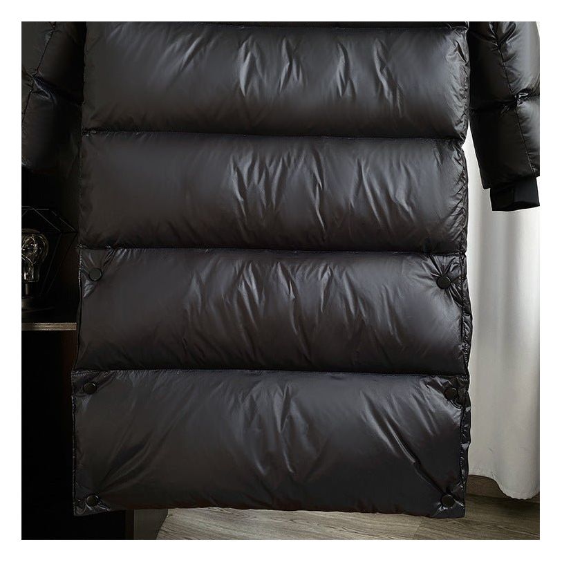 Women's Lightweight Waterproof Puffer Jacket with Down Insulation for Winter