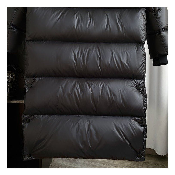 Women's Lightweight Waterproof Puffer Jacket with Down Insulation for Winter