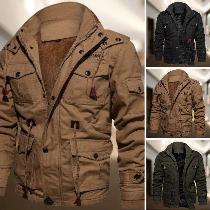 Men's Hooded Military Jacket