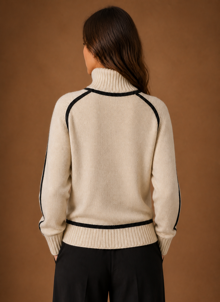 Women's Cozy Wool Blend Turtleneck Sweater