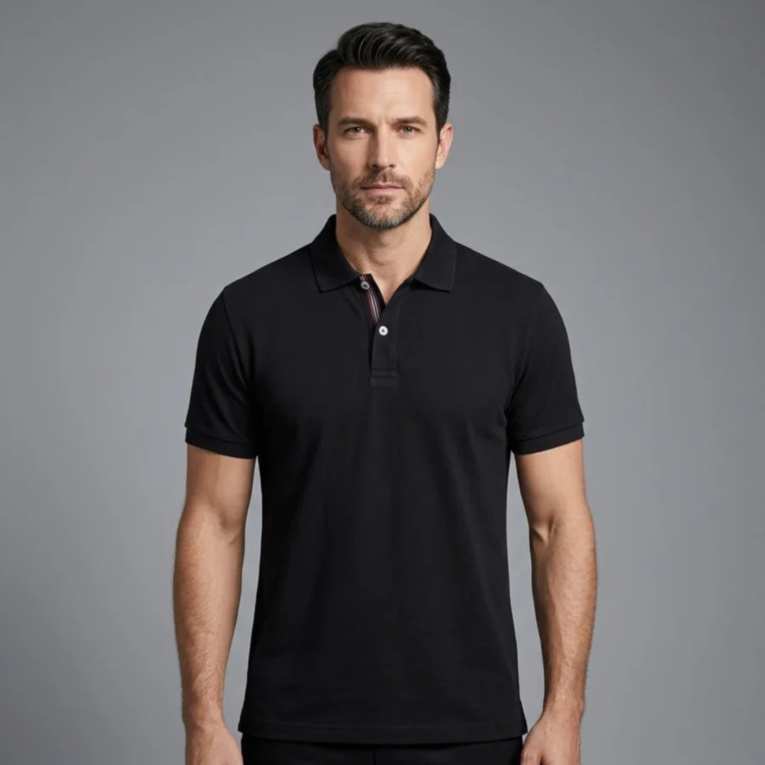 The Elmwood Men’s Cotton Smart Polo Shirt