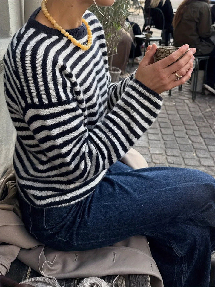 Women's Soft Knit Jumper in Classic Stripes
