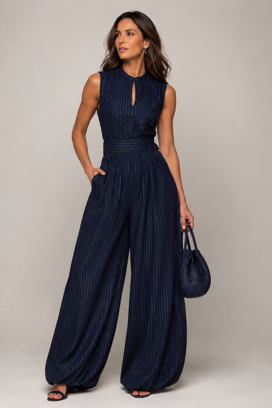 Women's Elegant Wide Leg Jumpsuit