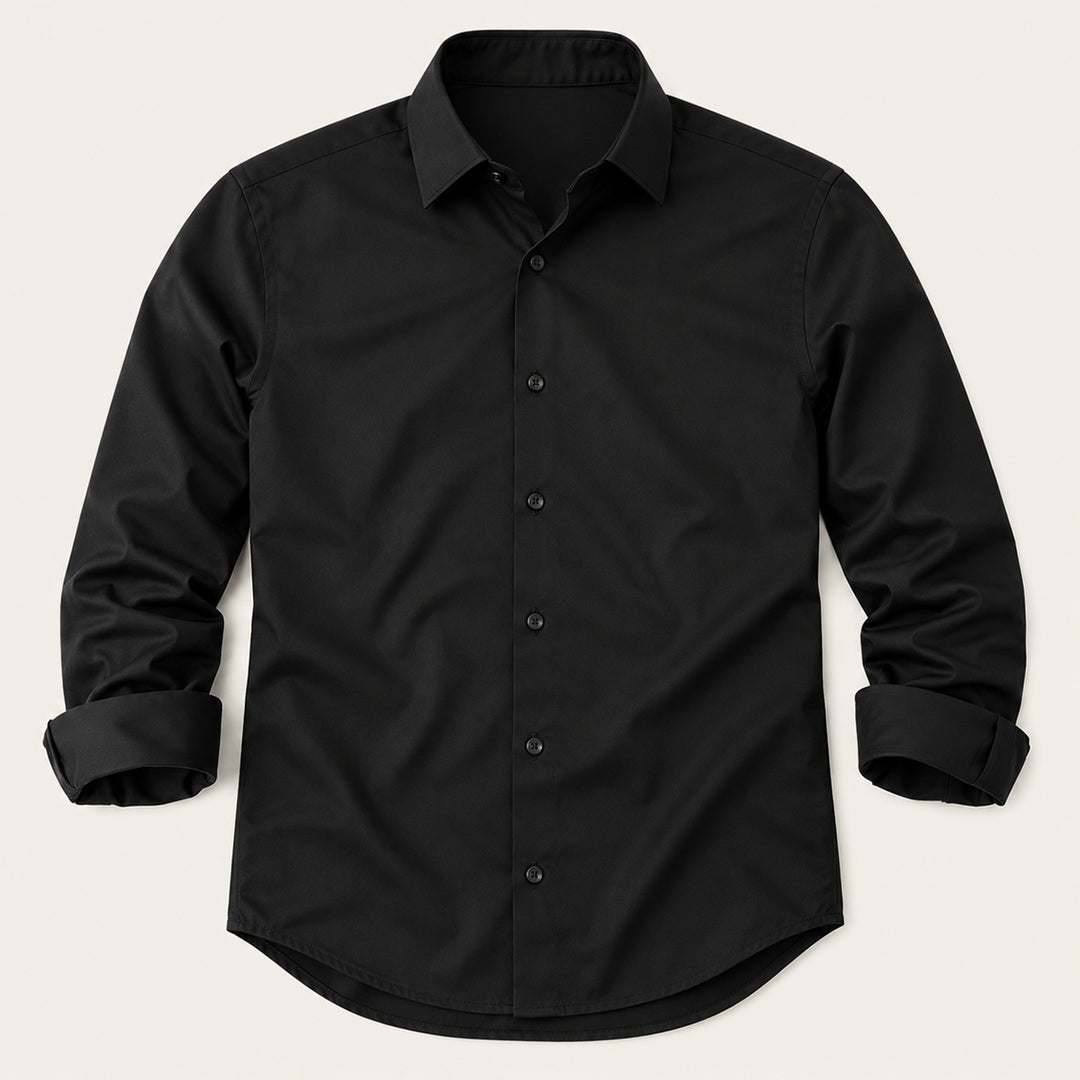 The Pordenone Men’s Slim Fit Stretch Button Down Dress Shirt