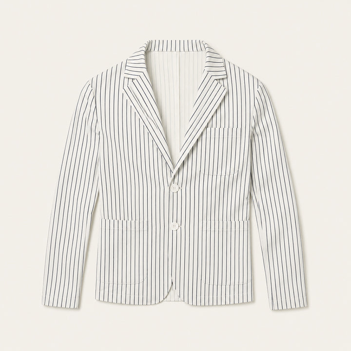 The Orvieto Men’s Striped Lightweight Linen Blend Blazer