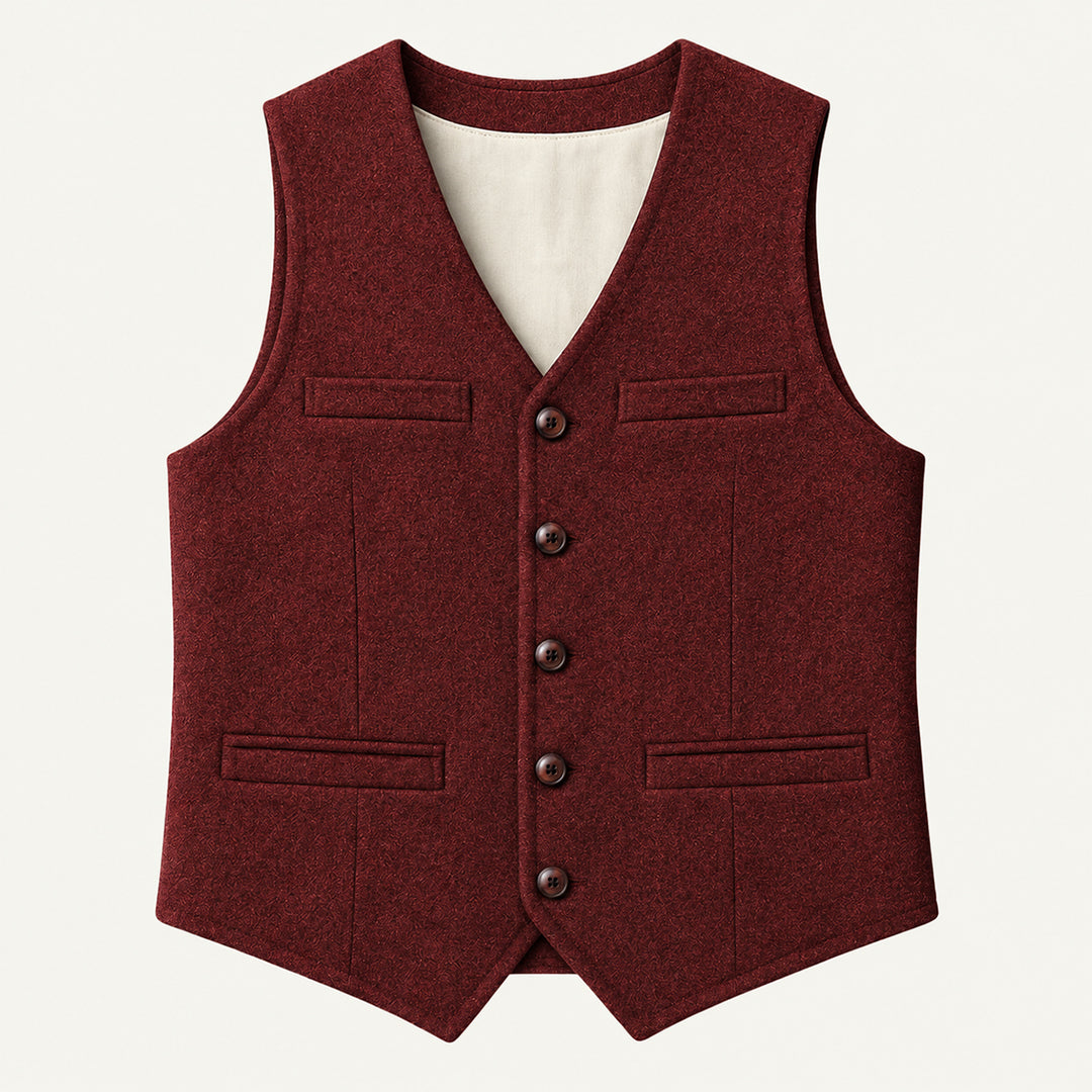 The St. Andrews Men's Elegant Button Up Vintage Vest