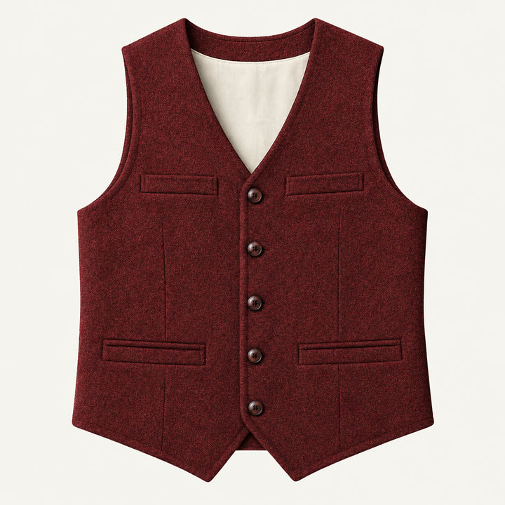 The St. Andrews Men's Elegant Button Up Vintage Vest