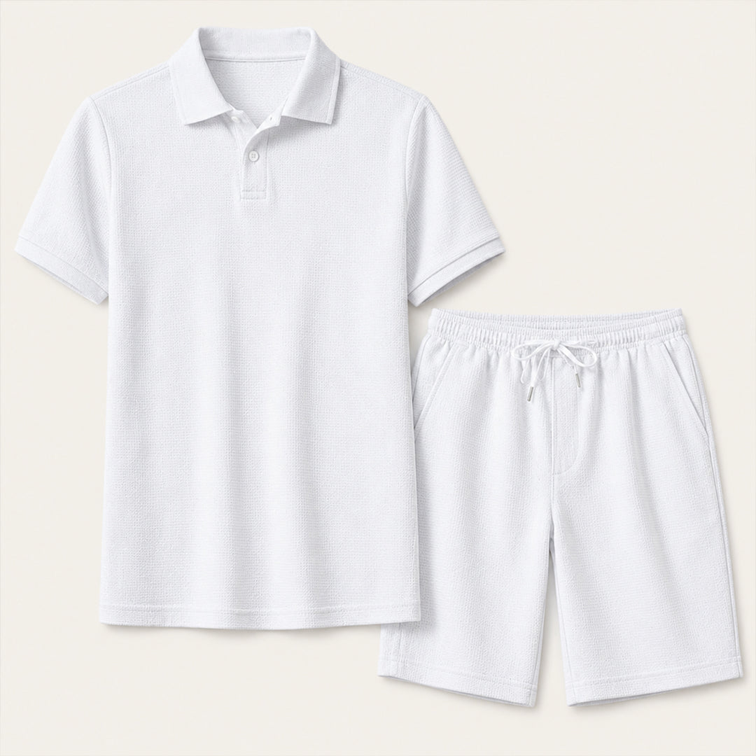 The Ashwood Creek Men’s Casual Co Ord Set –  Shirt & Shorts